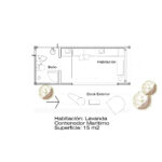 Plano Habitacion Lavanda